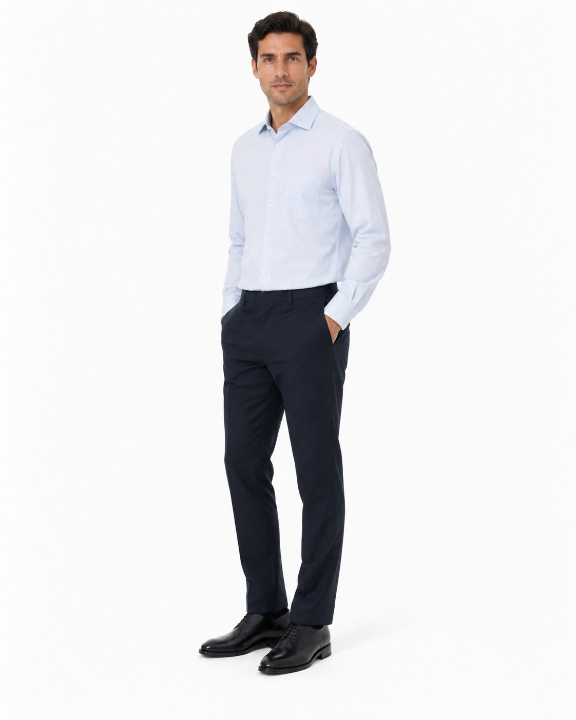Camisa Masculina Ermenegildo Zegna – Azul Claro | Peça Premium com Desconto Especial