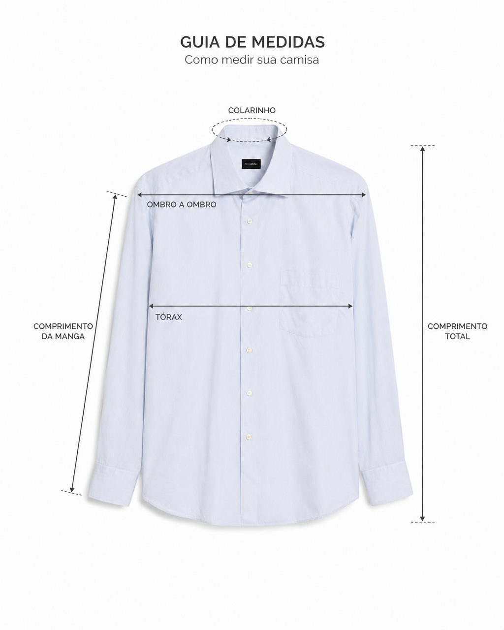 Camisa Masculina Ermenegildo Zegna – Azul Claro | Peça Premium com Desconto Especial