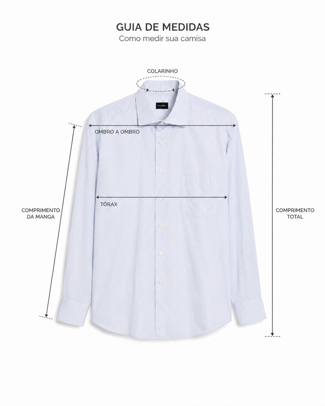 Camisa Masculina Ermenegildo Zegna – Azul Claro | Peça Premium com Desconto Especial