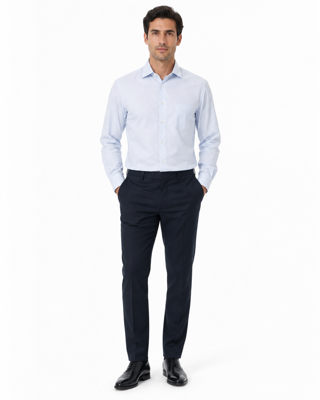 Camisa Masculina Ermenegildo Zegna – Azul Claro | Peça Premium com Desconto Especial